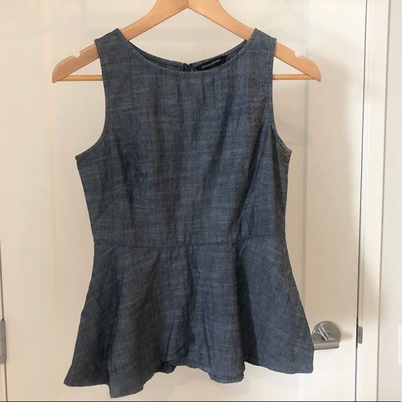 Banana Republic chambray peplum top - Picture 2 of 3
